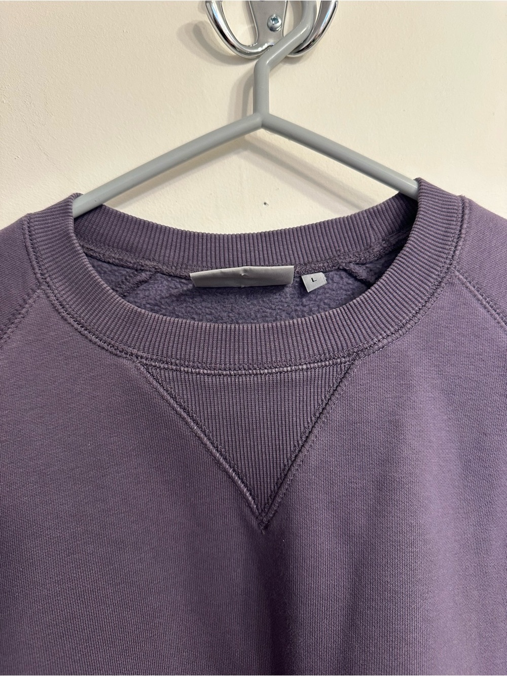 Carhartt WIP Crewneck Sweatshirt Purple/Lilac Size L Heavyweight ptp23 - Picture 7 of 9